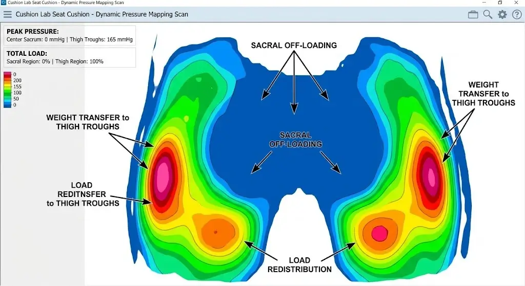 CUSHION LAB PRESSURE MAP RESULT