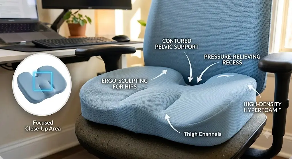 Cushion Lab Pressure Relief Cushion Close-Up View