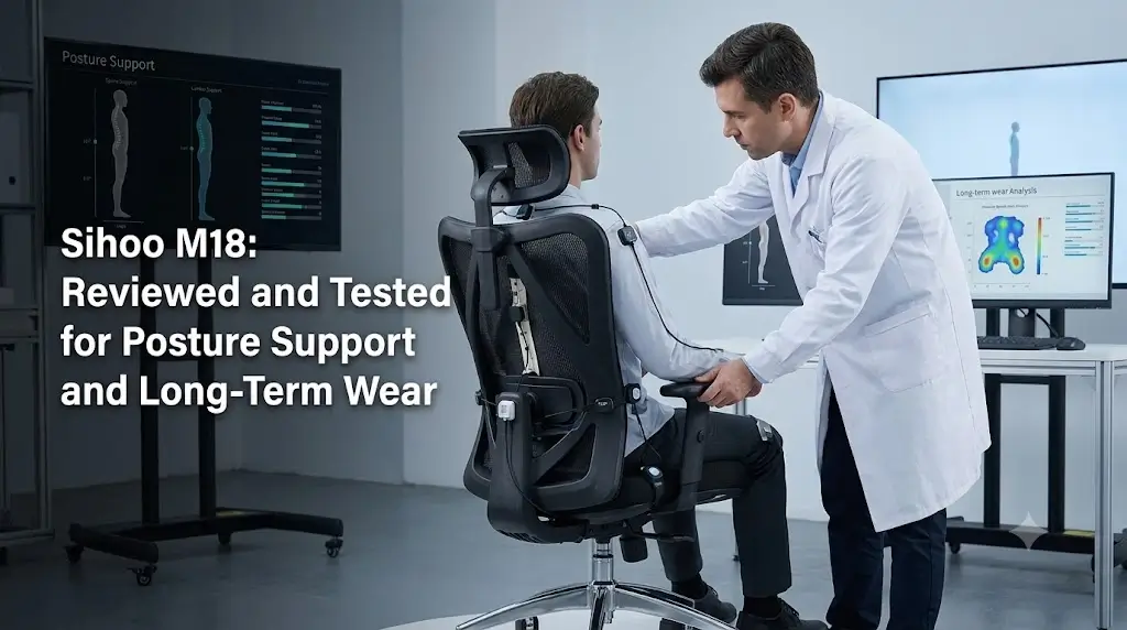 Sihoo M18 Ergonomic Office Chair reviewed and tested for long-term wear and posture support