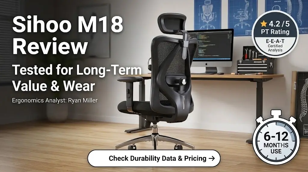 Sihoo M18 Review Budget Ergonomic Test & Long-Term Durability (2026)