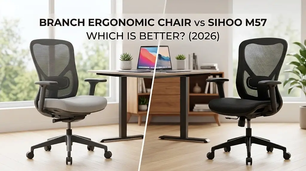 Branch Ergonomic Chair vs Sihoo M57: Which Chair Is Better? (2026)