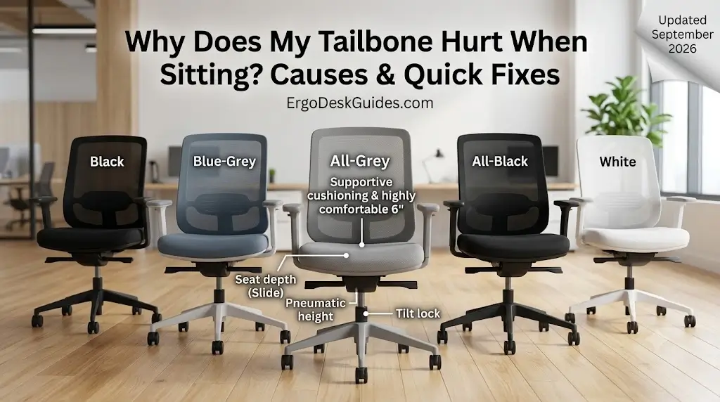Why Does My Tailbone Hurt When Sitting? (Causes & Ergonomic Fixes)